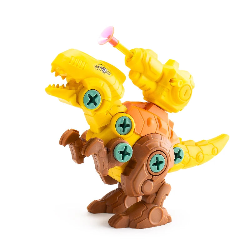 Brinquedo dinossauro de parafusos