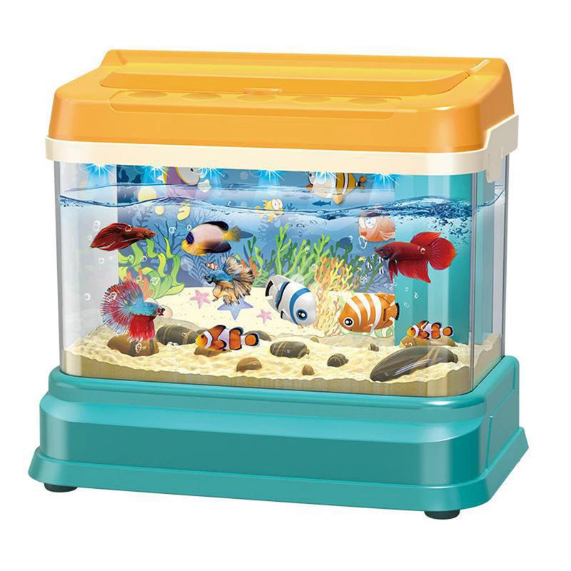 Mini aquário artificial para crianças