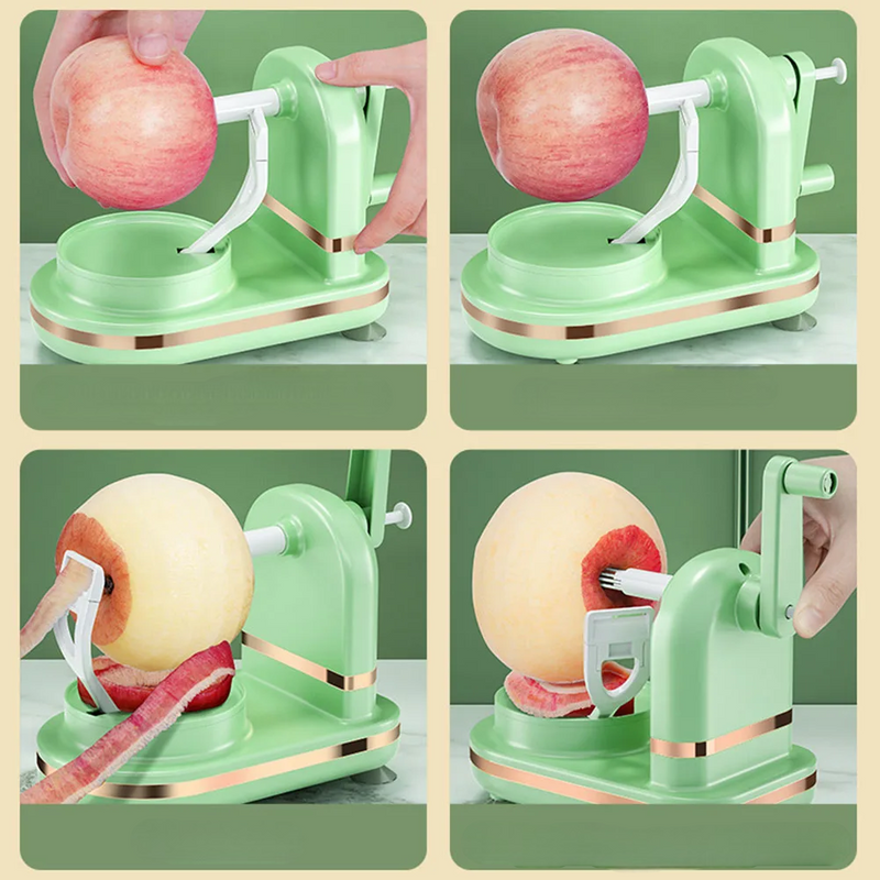 Descascador de frutas com manivela