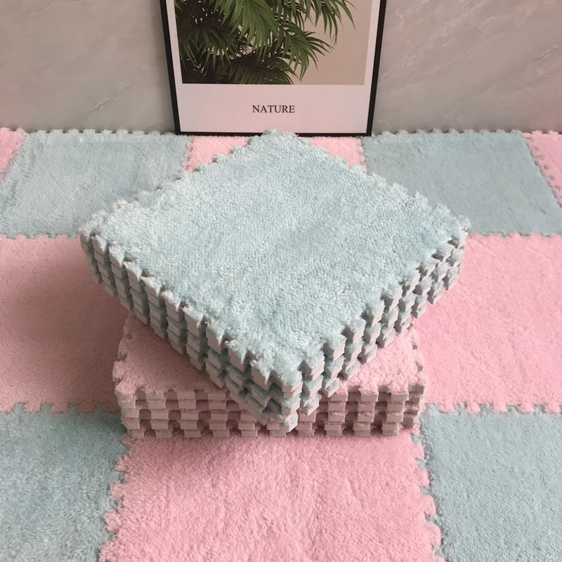 Kit tapete quebra-cabeças pelucia