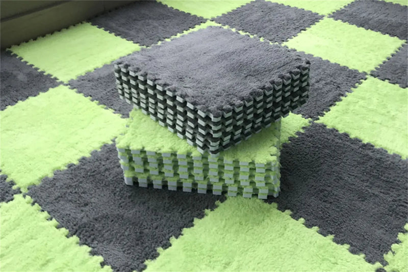 Kit tapete quebra-cabeças pelucia