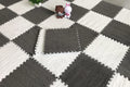 Kit tapete quebra-cabeças pelucia
