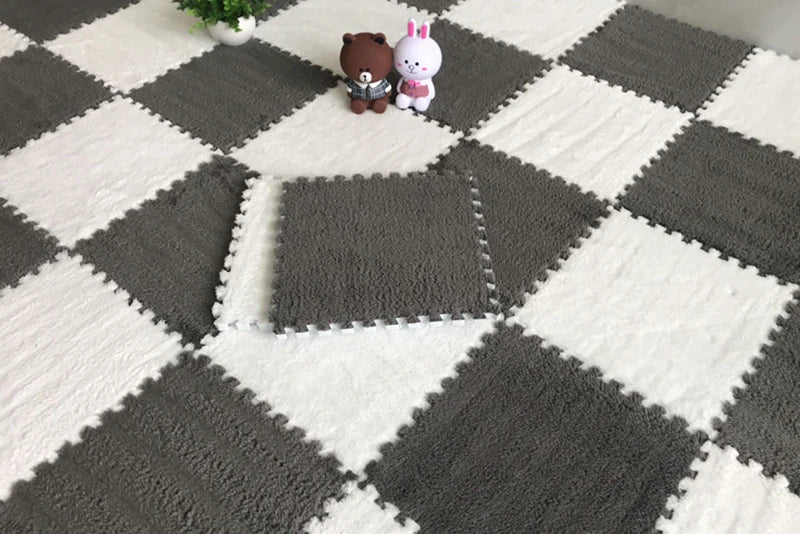 Kit tapete quebra-cabeças pelucia