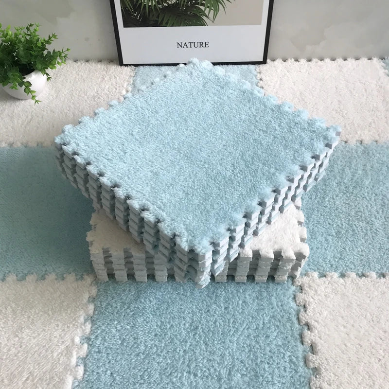 Kit tapete quebra-cabeças pelucia